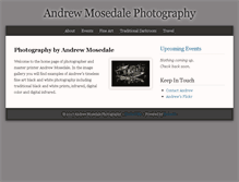 Tablet Screenshot of andrewmosedale.com